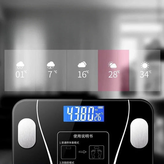 Smart Digital Body Fat Scale | Bluetooth BMI & Body Composition Analyzer