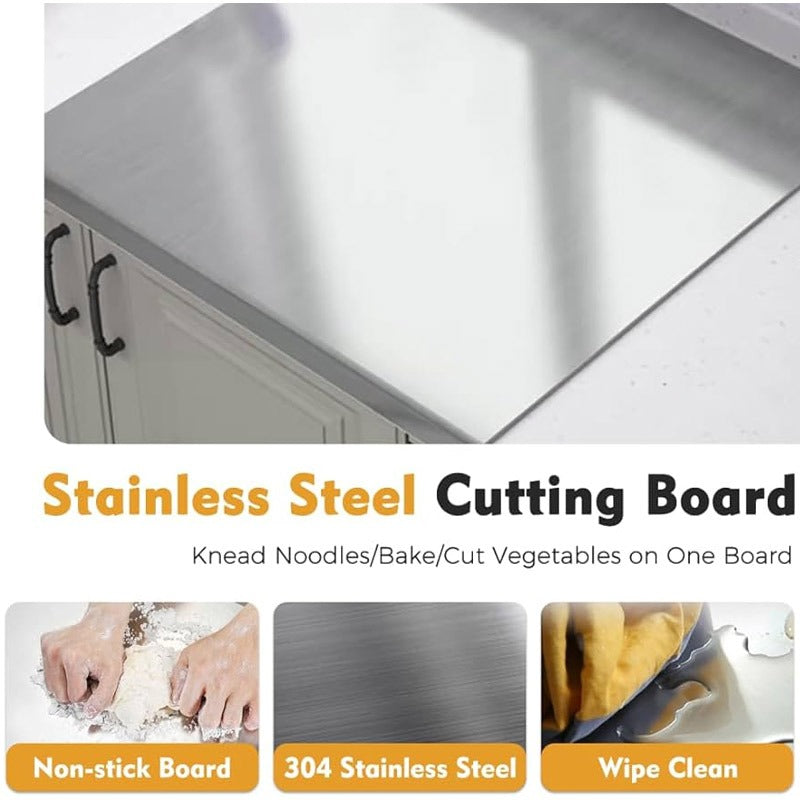 Pure Stainless Steel Cutting Board