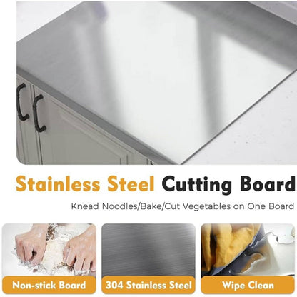 Pure Stainless Steel Cutting Board