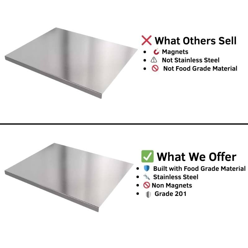 Pure Stainless Steel Cutting Board