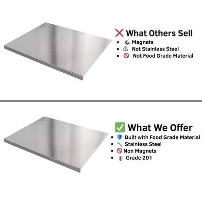 Pure Stainless Steel Cutting Board