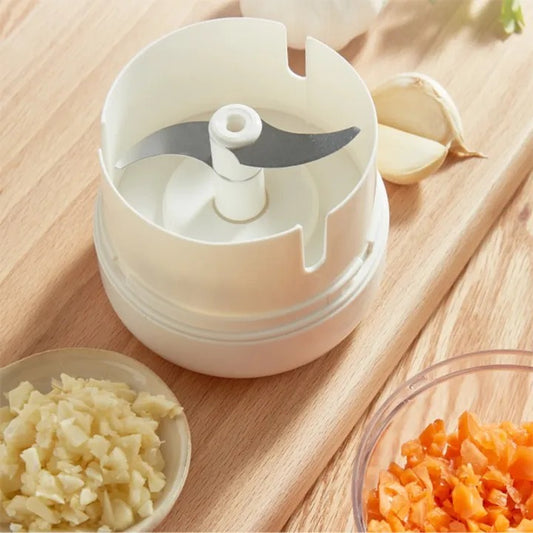 Mini Food Chopper – Hand Pulled Vegetable Cutter & Food Crusher