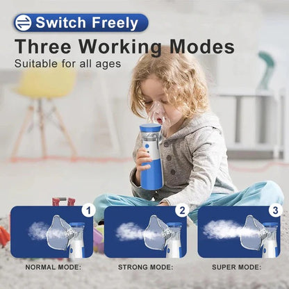 Portable Mesh Nebulizer Best Price in Pakistan, USB Rechargeable, Silent Inhaler for Kids & Adults