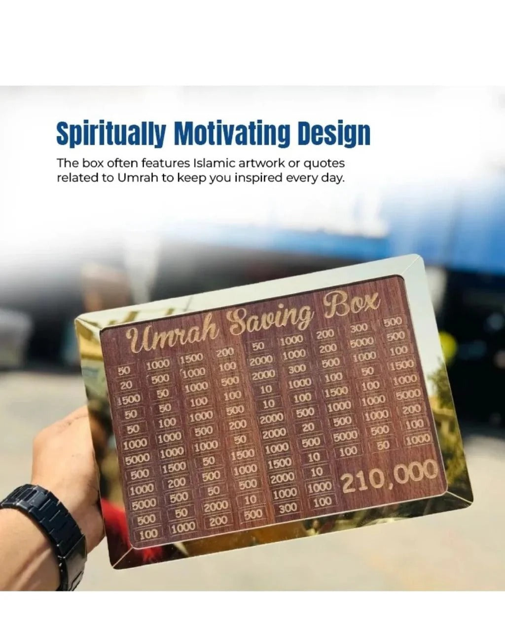 Umrah Saving Box – Islamic Gift for Hajj & Umrah for Muslims