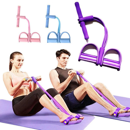 Tummy Trimmer – Foot Pedal Elastic Resistance Band (Random Color)